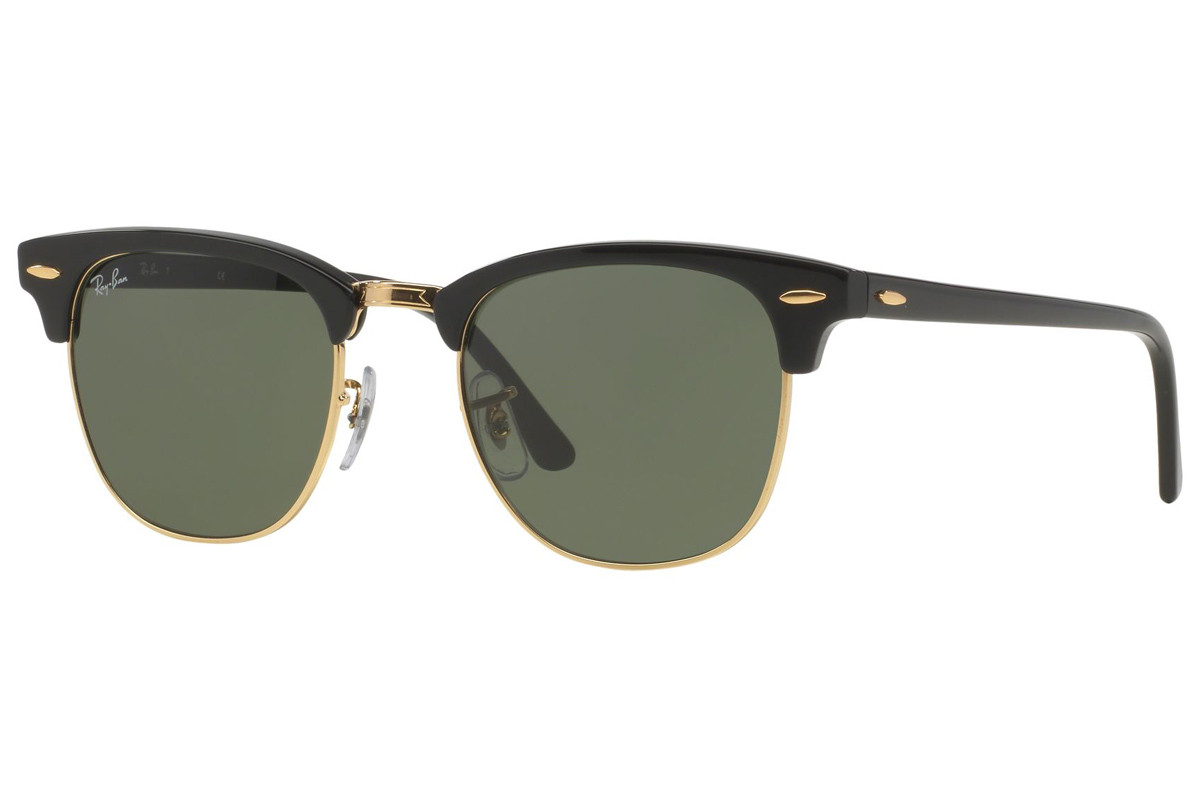 Ray-Ban napszemüveg - CLUBMASTER - EBONY/ ARISTA / GREEN