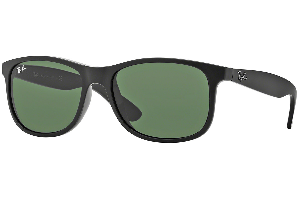 Ray-Ban napszemüveg - ANDY - MATTE BLACK / DARK GREEN