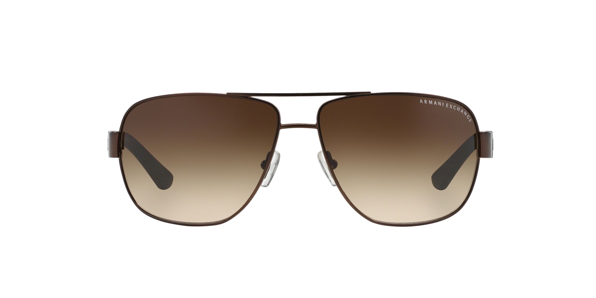 Armani Exchange napszemüveg - SATIN DARK BROWN-DARK OLIVE / SMOKE GRADIENT