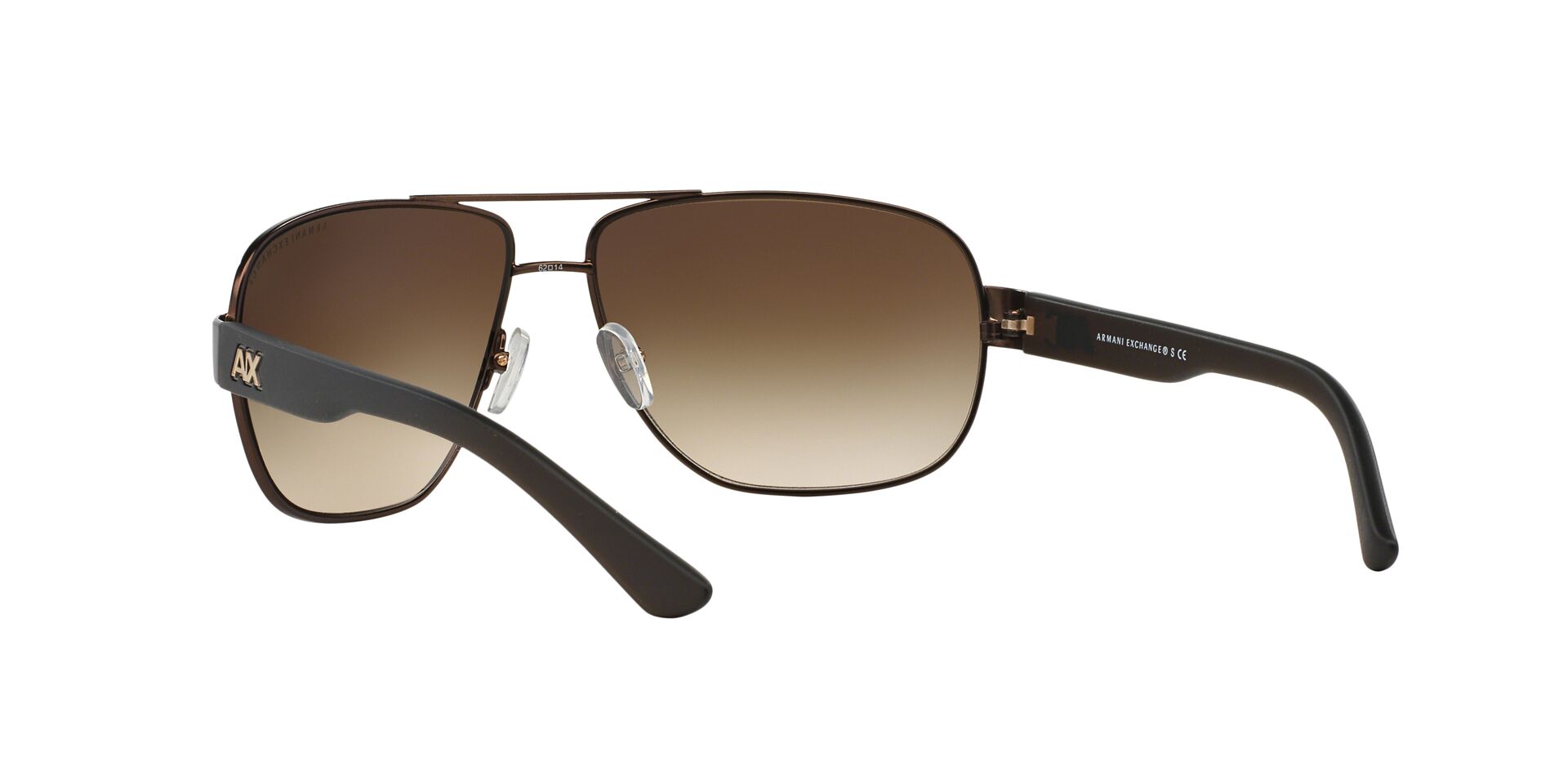 Armani Exchange napszemüveg - SATIN DARK BROWN-DARK OLIVE / SMOKE GRADIENT