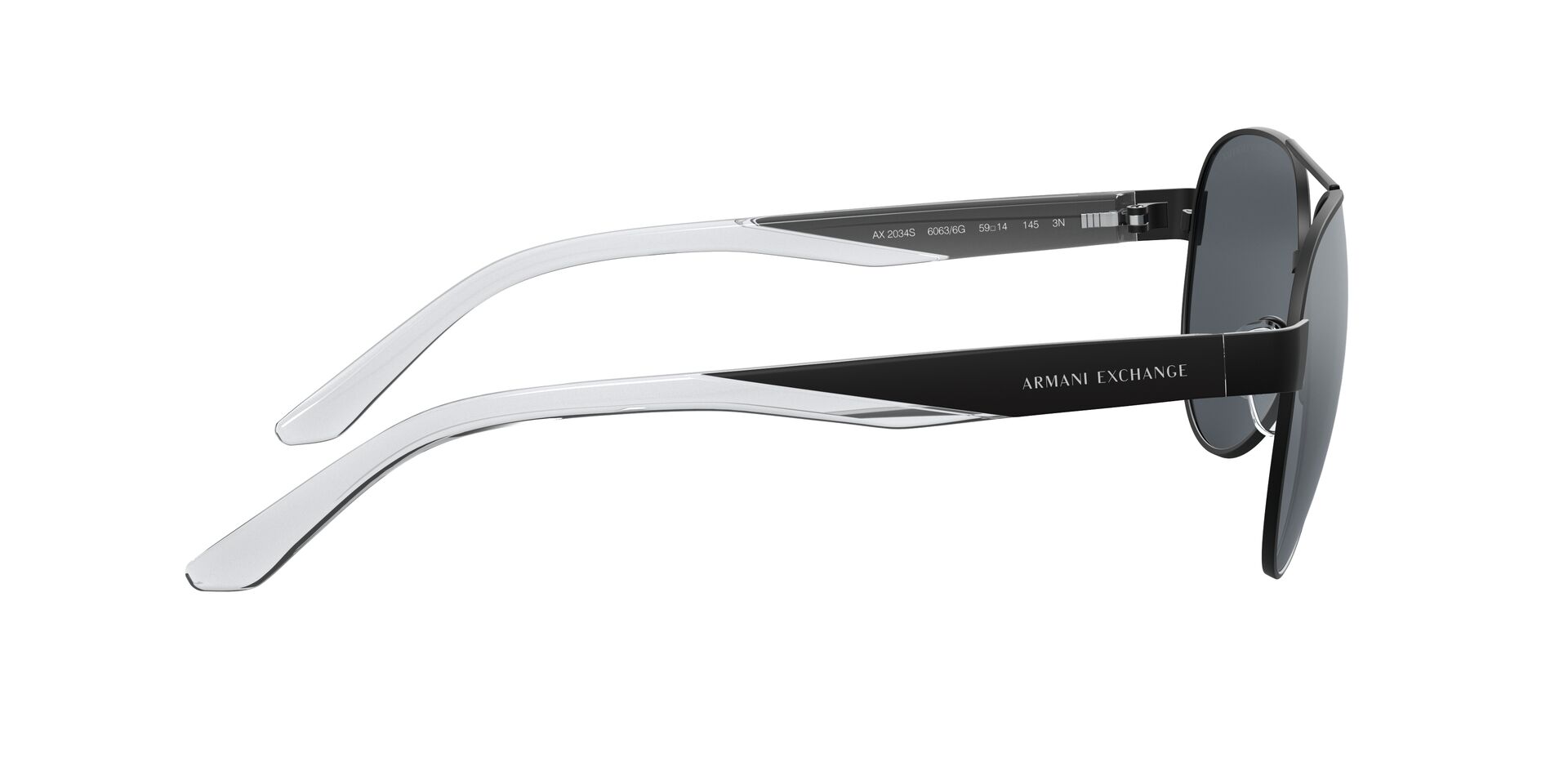 Armani Exchange Férfi napszemüveg - MATTE BLACK / MIRROR BLACK