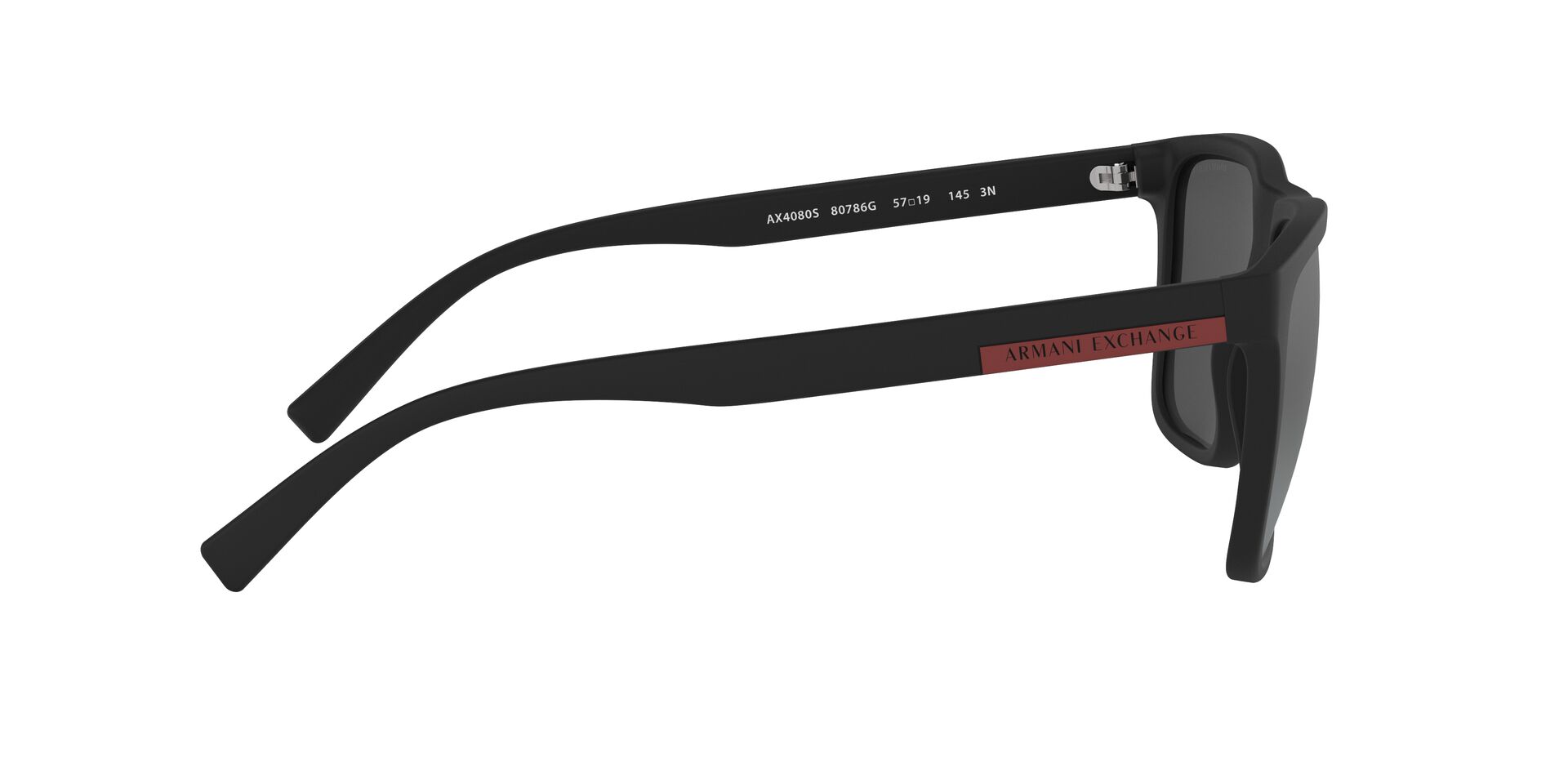 Armani Exchange napszemüveg - MATTE BLACK / LIGHT GREY MIRROR BLACK