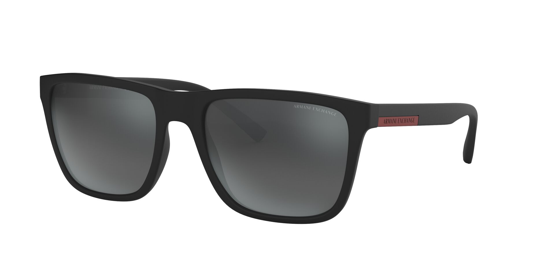 Armani Exchange napszemüveg - MATTE BLACK / LIGHT GREY MIRROR BLACK