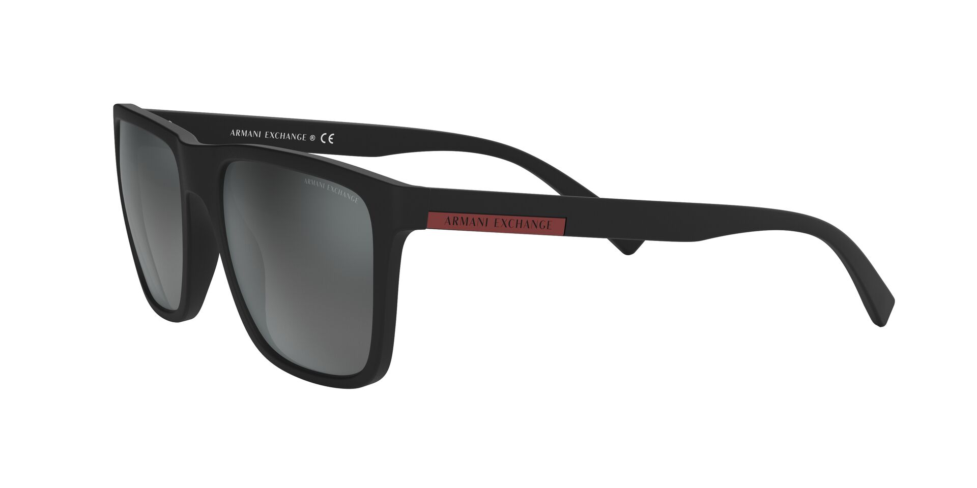 Armani Exchange napszemüveg - MATTE BLACK / LIGHT GREY MIRROR BLACK