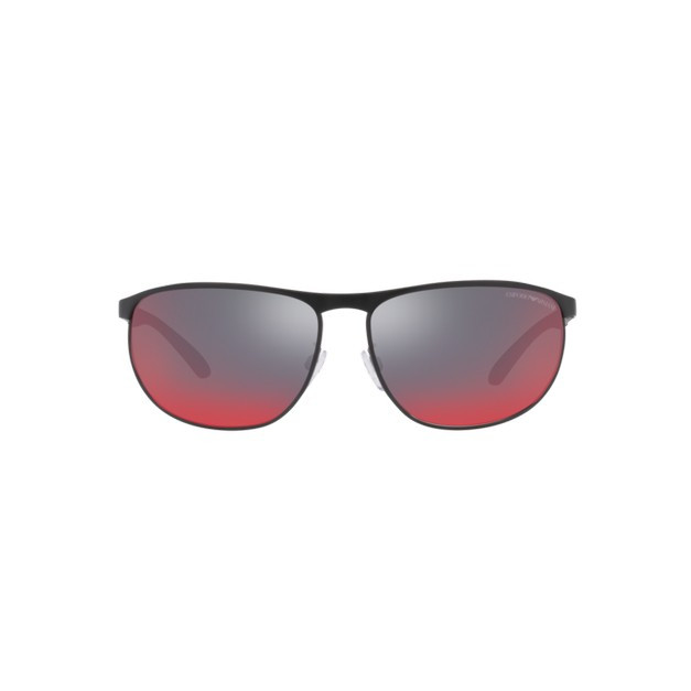 Emporio Armani napszemüveg - Matte Black / Dark Grey Mirror Blue-Red