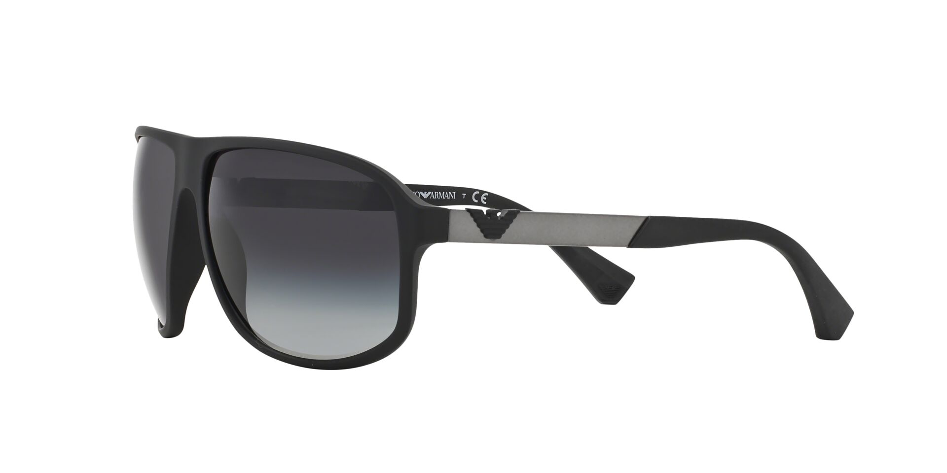 Emporio Armani Férfi napszemüveg - RUBBER BLACK / GRADIENT GREY
