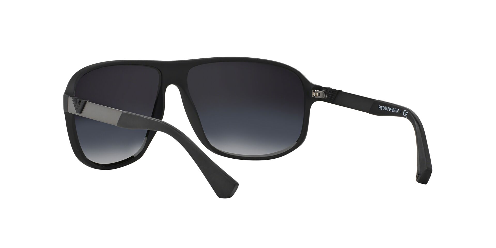 Emporio Armani Férfi napszemüveg - RUBBER BLACK / GRADIENT GREY