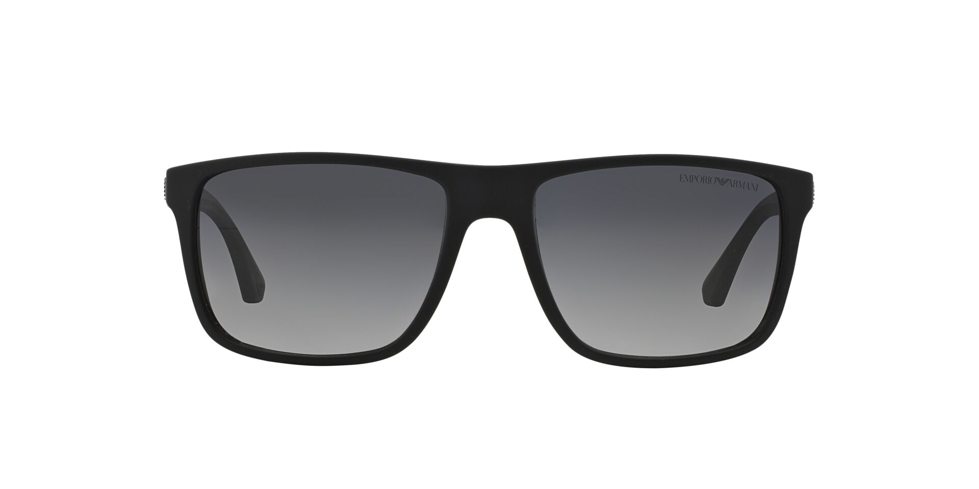 Emporio Armani Férfi napszemüveg - RUBBER BLACK & GREY / GRADIENT GREY POLARIZED