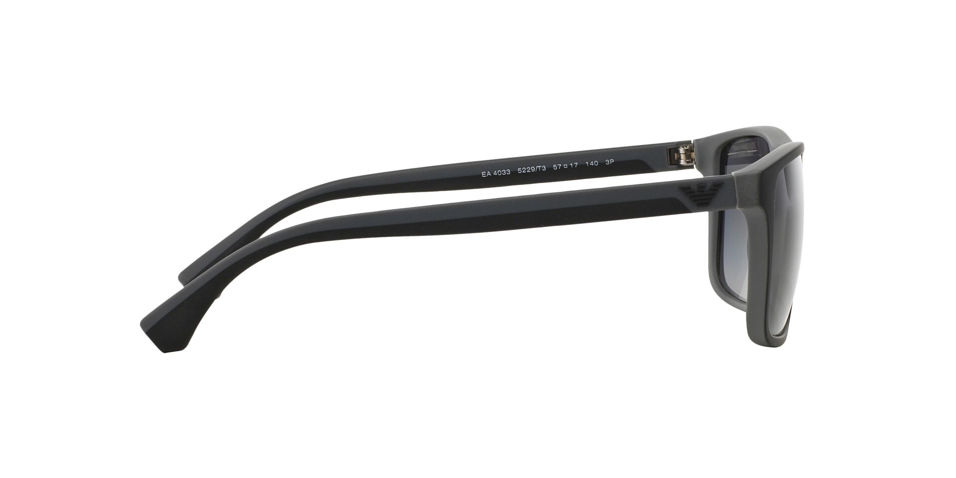 Emporio Armani Férfi napszemüveg - RUBBER BLACK & GREY / GRADIENT GREY POLARIZED