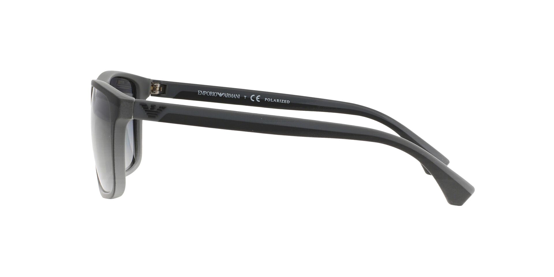 Emporio Armani Férfi napszemüveg - RUBBER BLACK & GREY / GRADIENT GREY POLARIZED