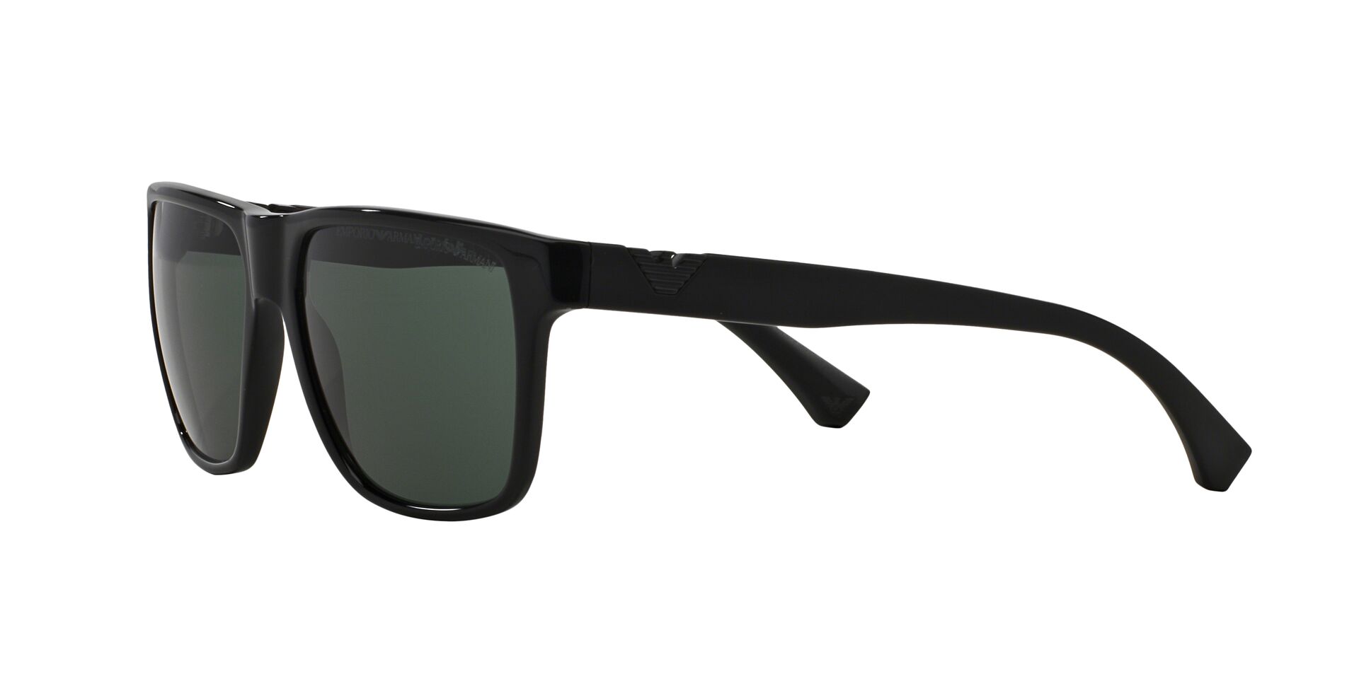 Emporio Armani Férfi napszemüveg - SHINY BLACK / GREEN