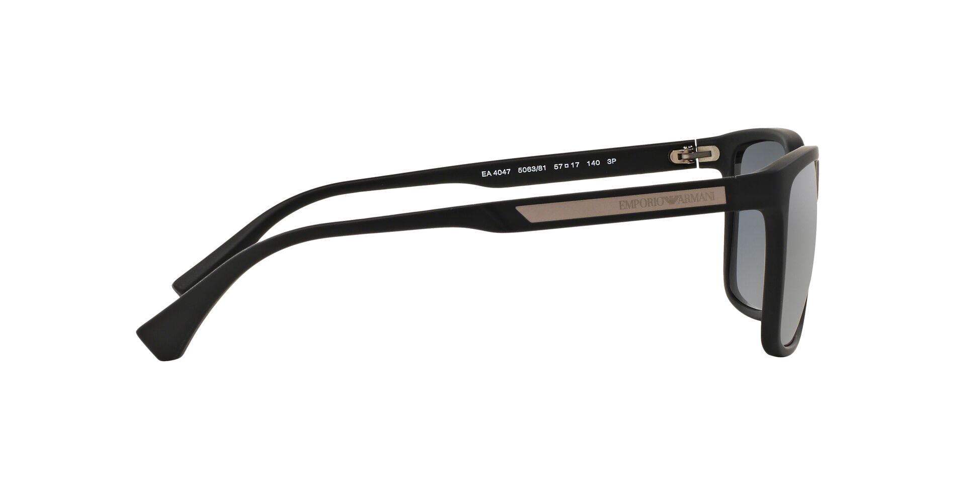 Emporio Armani Férfi napszemüveg - RUBBER BLACK / GREY POLARIZED