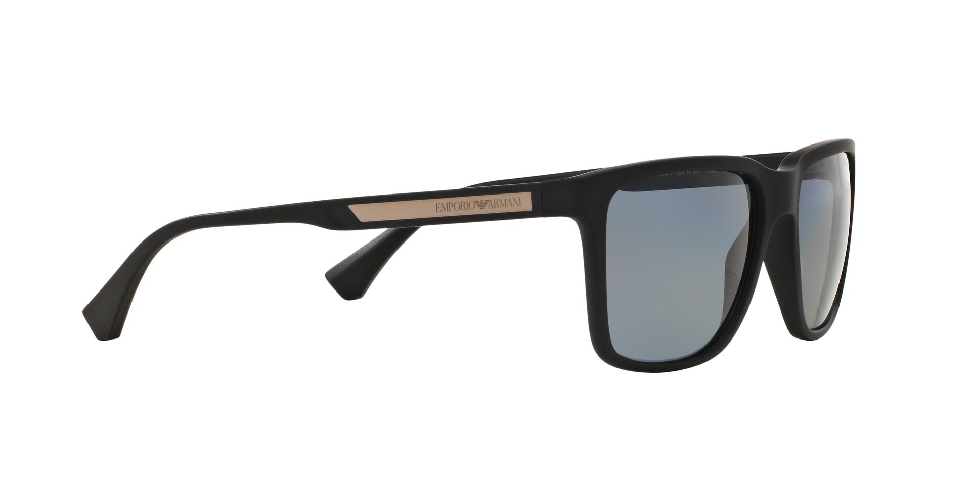 Emporio Armani Férfi napszemüveg - RUBBER BLACK / GREY POLARIZED
