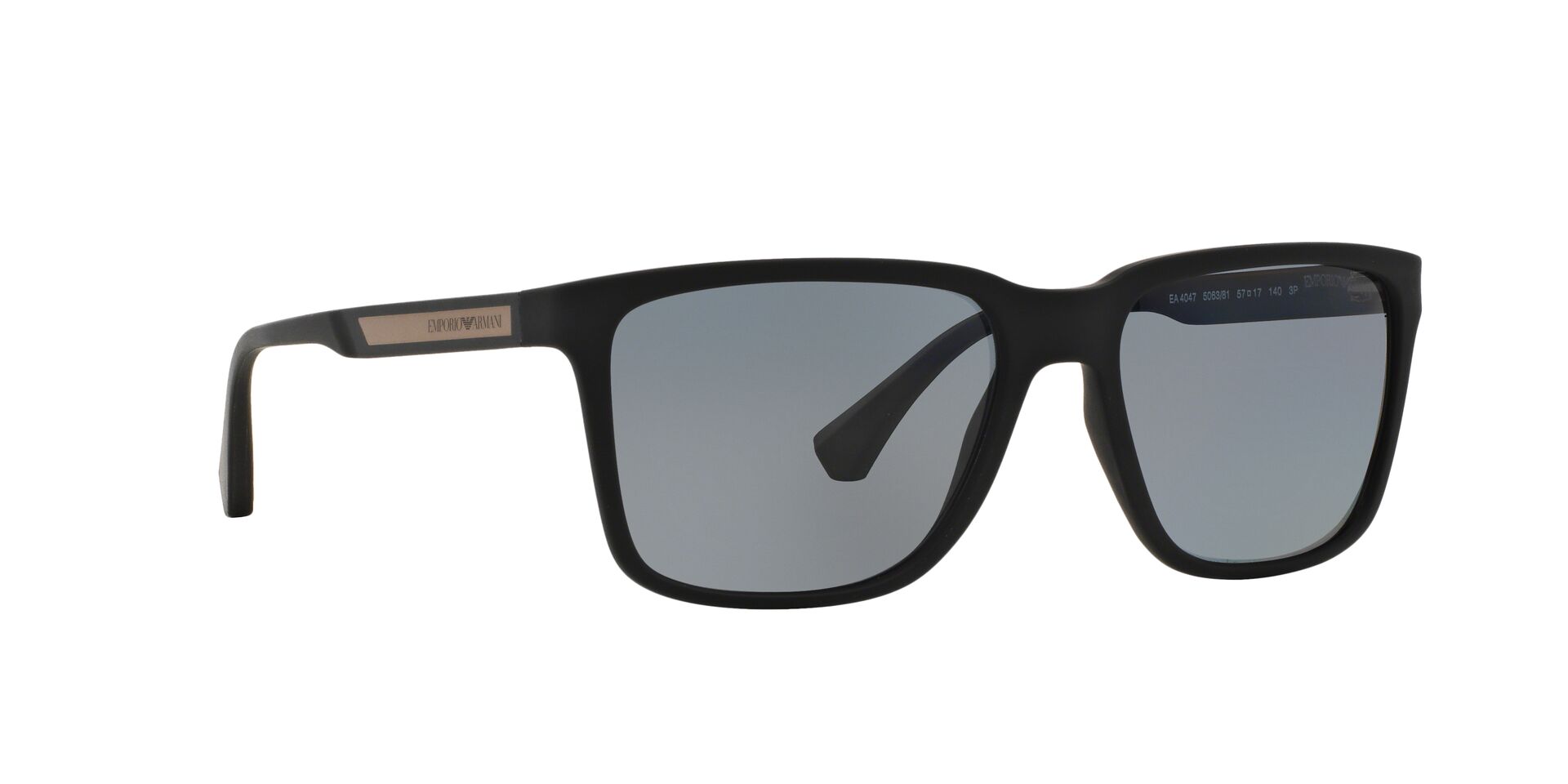 Emporio Armani Férfi napszemüveg - RUBBER BLACK / GREY POLARIZED