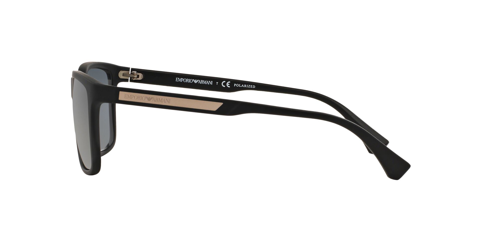 Emporio Armani Férfi napszemüveg - RUBBER BLACK / GREY POLARIZED