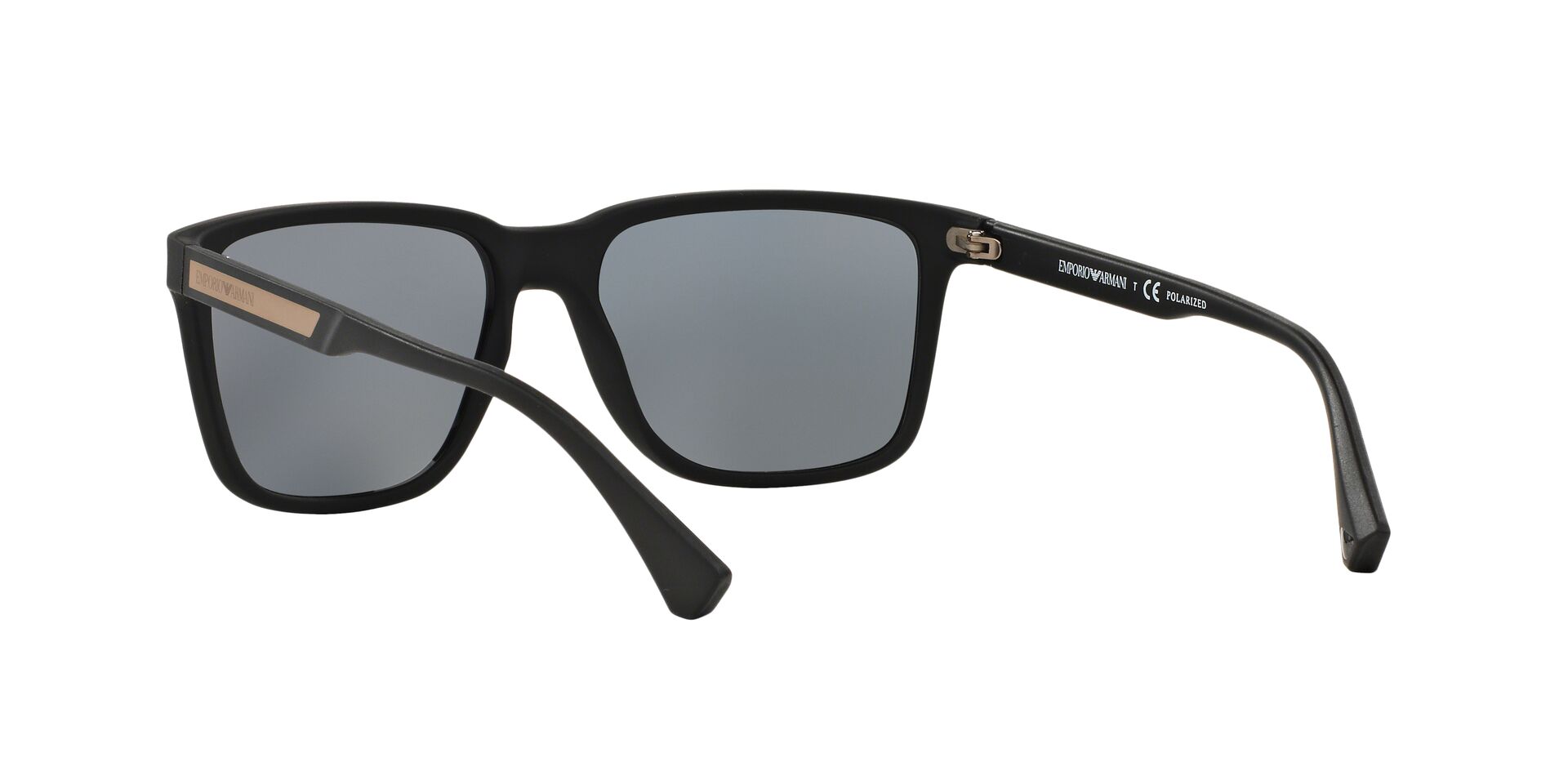 Emporio Armani Férfi napszemüveg - RUBBER BLACK / GREY POLARIZED