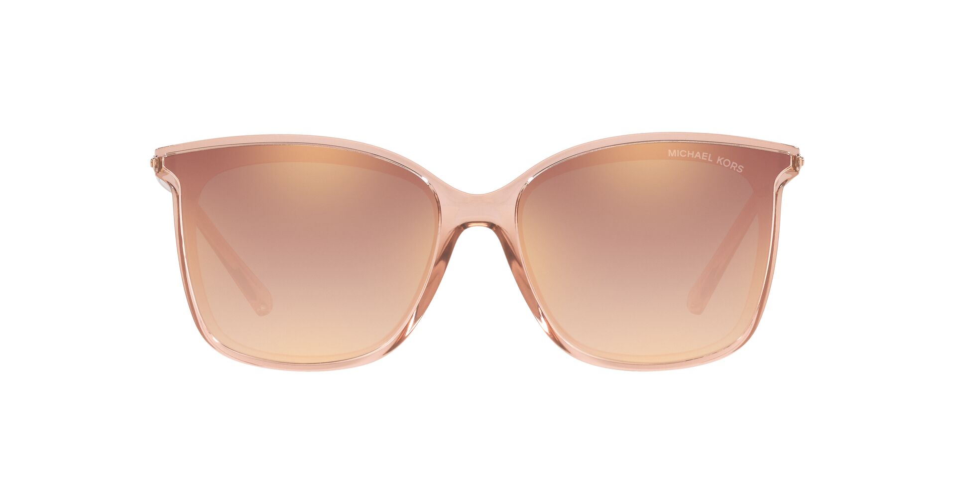 Michael Kors Női napszemüveg - ZERMATT - PINK TRANSPARENT / ROSE GOLD GRADIENT MIRROR