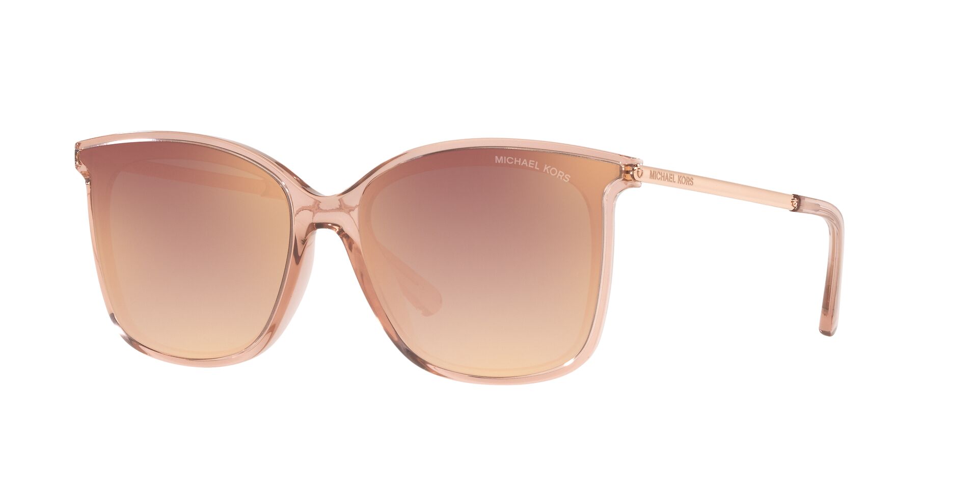 Michael Kors Női napszemüveg - ZERMATT - PINK TRANSPARENT / ROSE GOLD GRADIENT MIRROR
