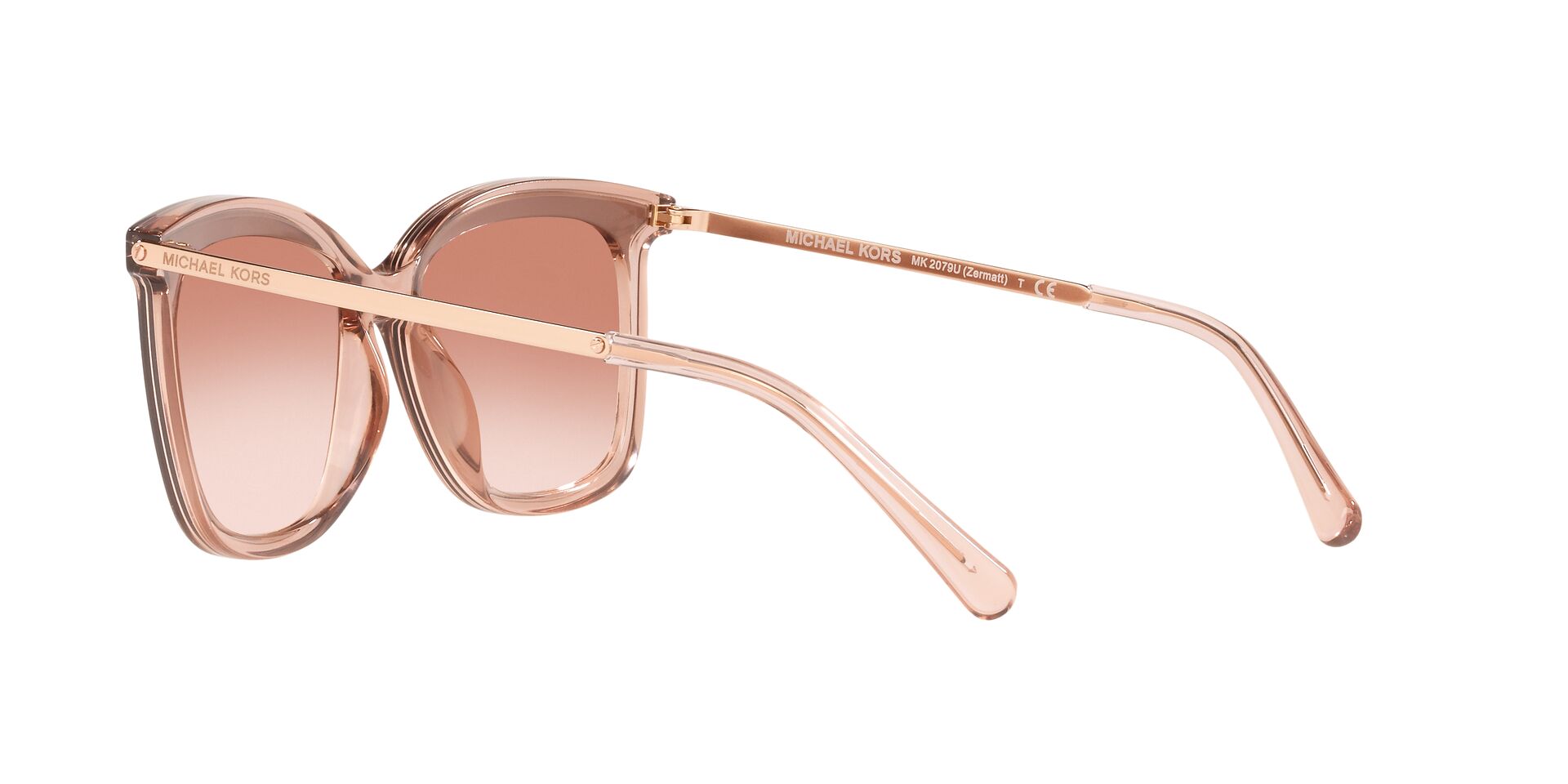 Michael Kors Női napszemüveg - ZERMATT - PINK TRANSPARENT / ROSE GOLD GRADIENT MIRROR