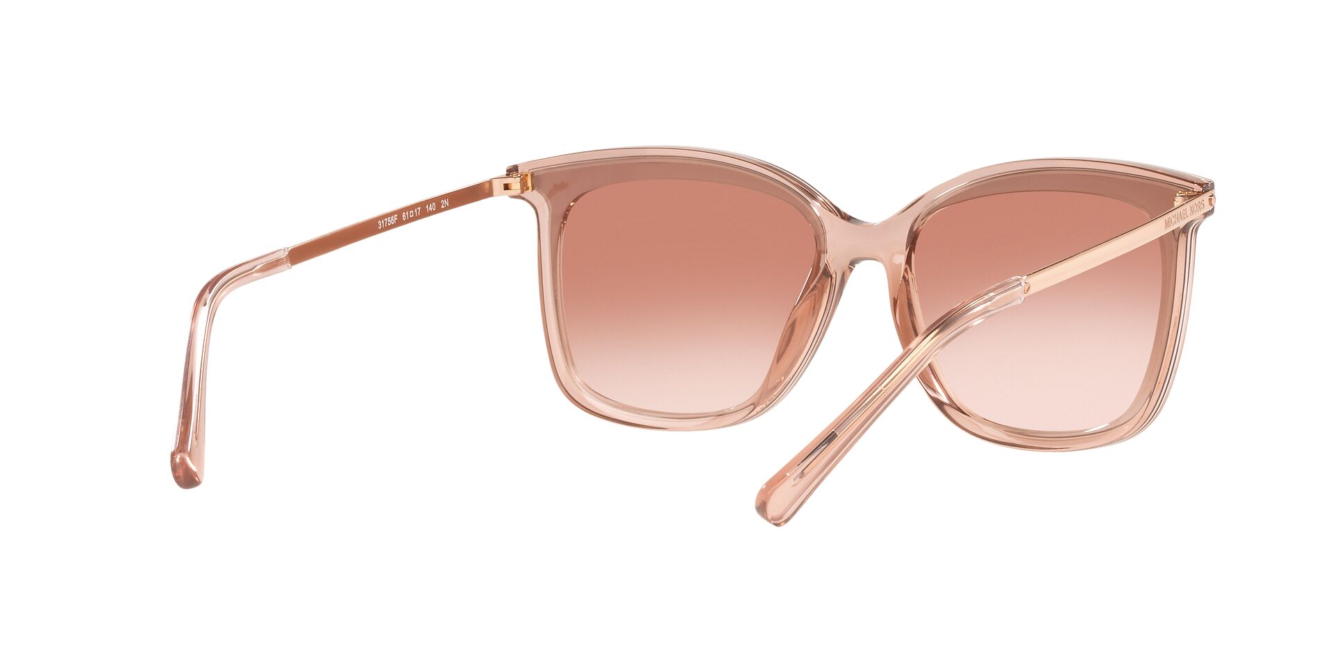 Michael Kors Női napszemüveg - ZERMATT - PINK TRANSPARENT / ROSE GOLD GRADIENT MIRROR