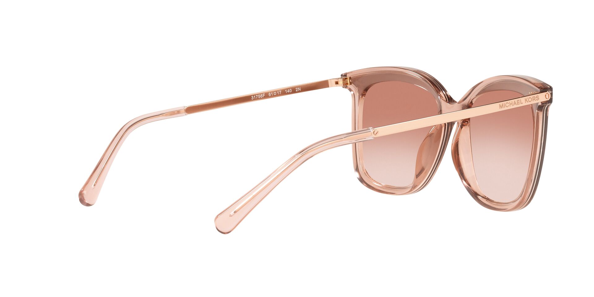 Michael Kors Női napszemüveg - ZERMATT - PINK TRANSPARENT / ROSE GOLD GRADIENT MIRROR