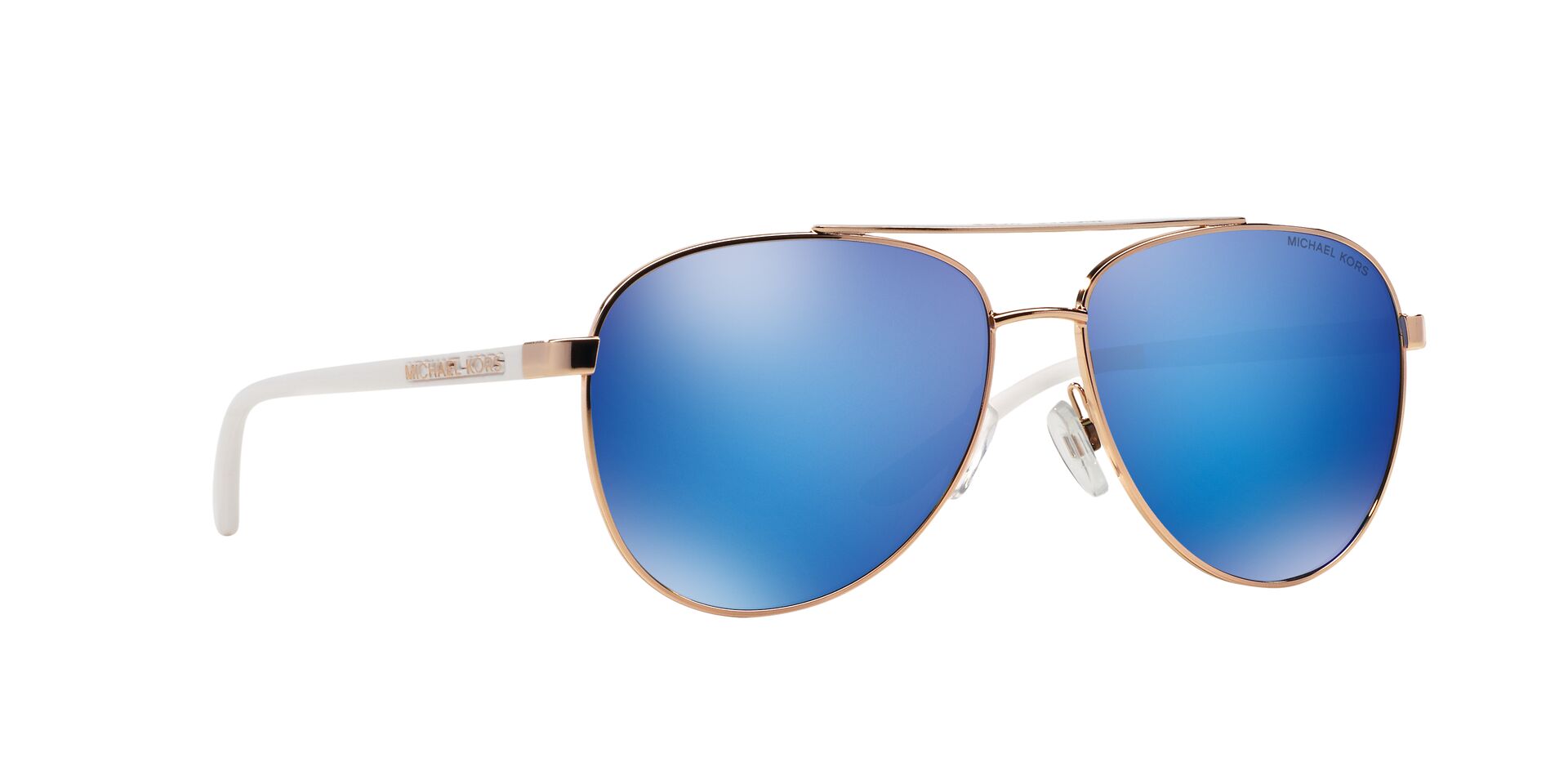 Michael Kors Női napszemüveg - HVAR - ROSE GOLD/WHITE / BLUE MIRROR