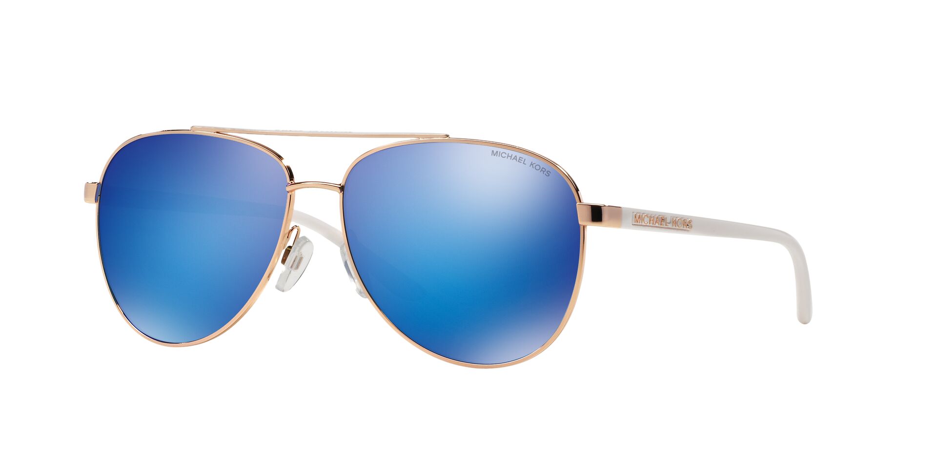 Michael Kors Női napszemüveg - HVAR - ROSE GOLD/WHITE / BLUE MIRROR