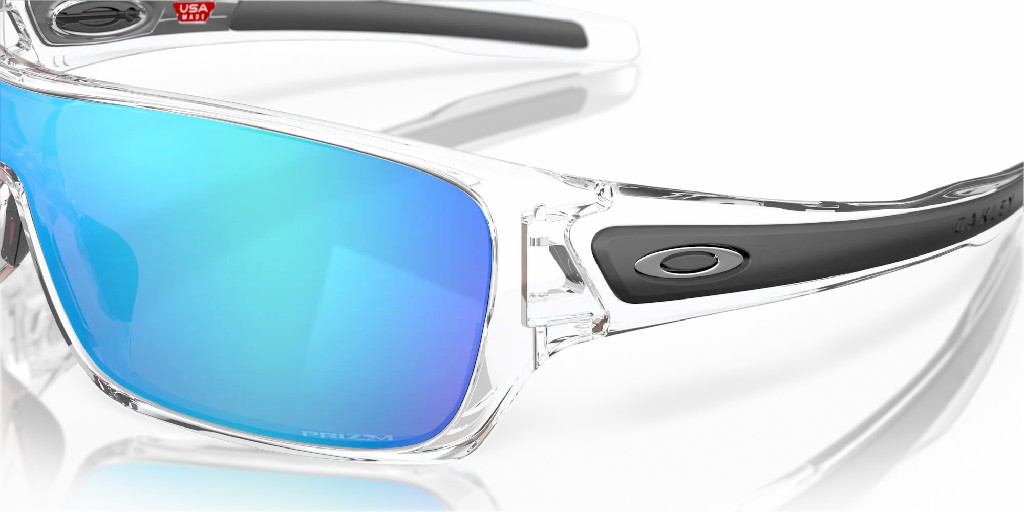 Oakley napszemüveg - Turbine Rotor - Polished Clear / Prizm Sapphire