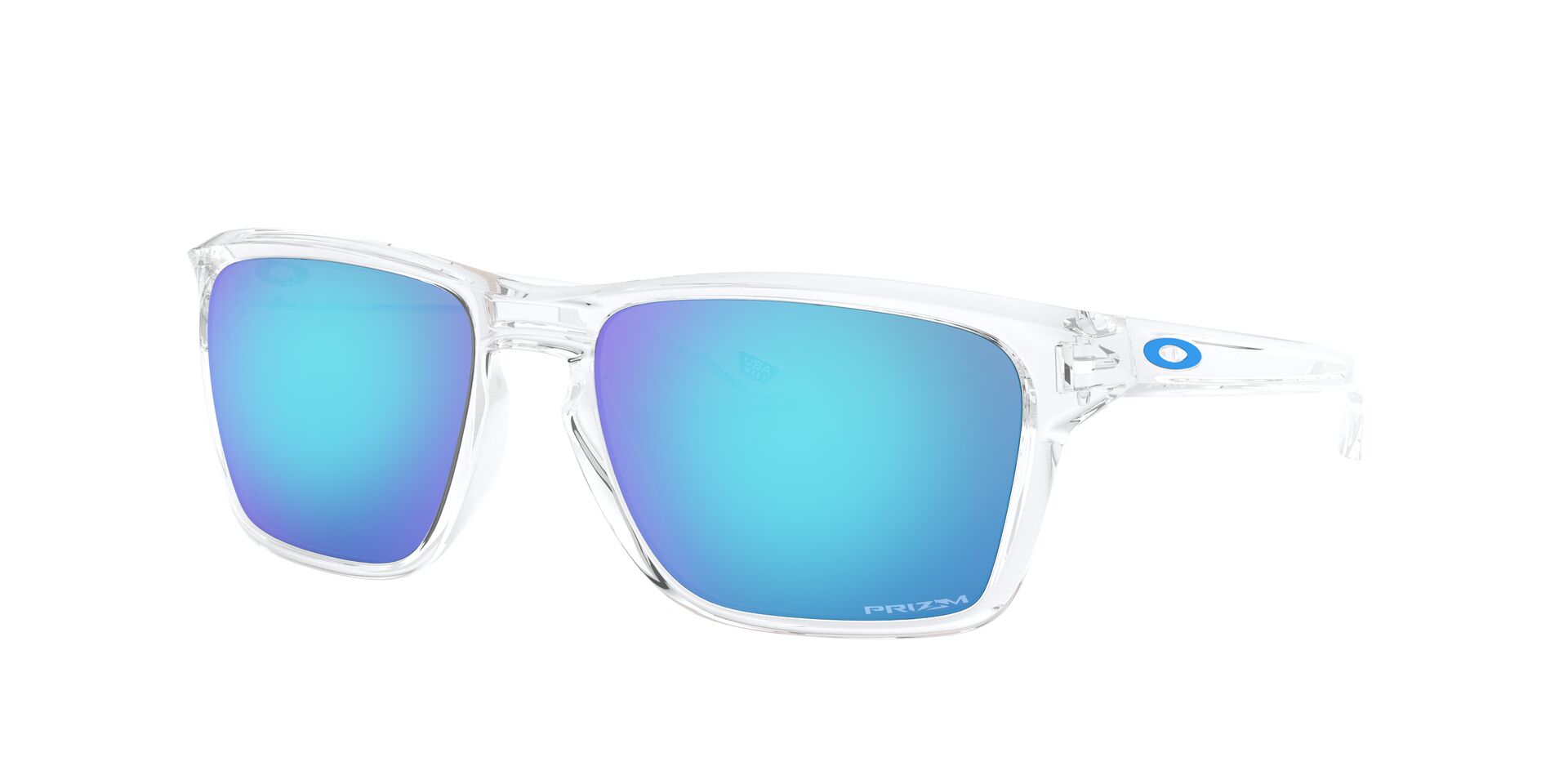 Oakley Férfi napszemüveg - SYLAS - POLISHED CLEAR / PRIZM SAPPHIRE