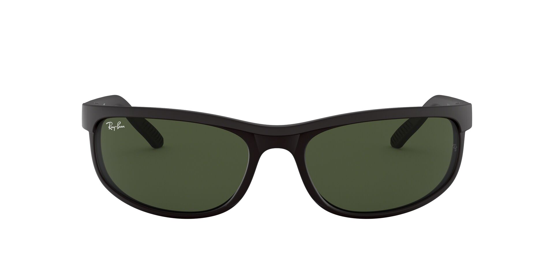 Ray-Ban napszemüveg - PREDATOR 2 - BLACK/ MATTE BLACK / CRYSTAL GREEN