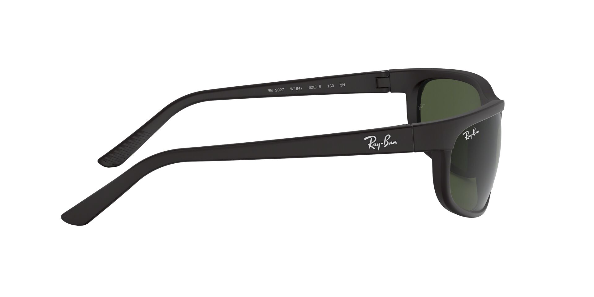 Ray-Ban napszemüveg - PREDATOR 2 - BLACK/ MATTE BLACK / CRYSTAL GREEN