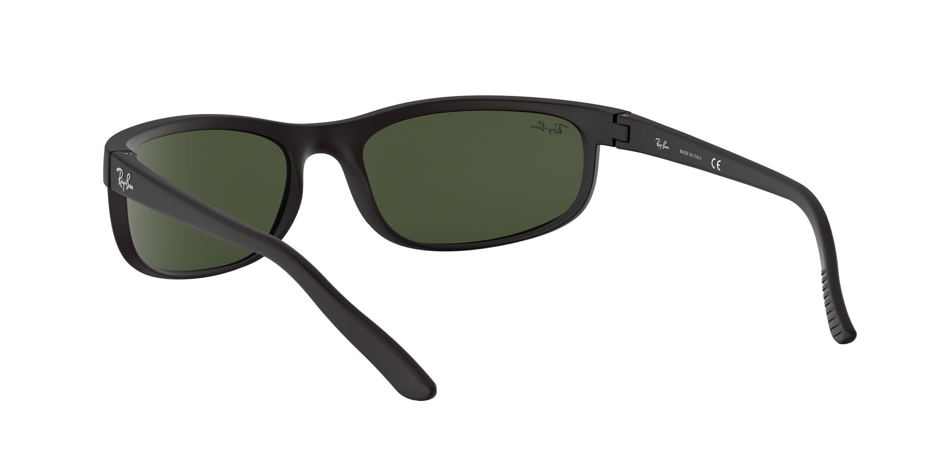 Ray-Ban napszemüveg - PREDATOR 2 - BLACK/ MATTE BLACK / CRYSTAL GREEN