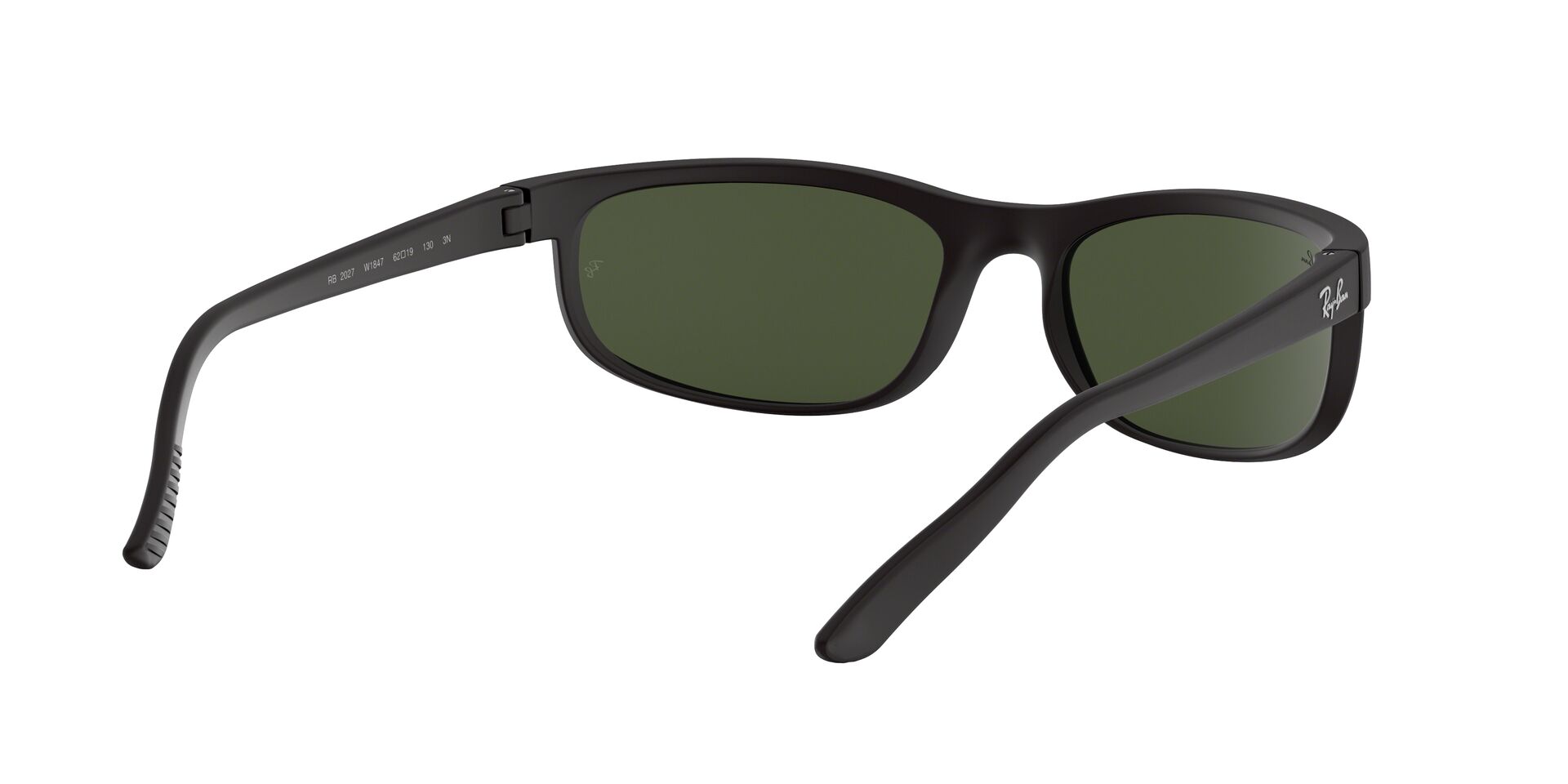 Ray-Ban napszemüveg - PREDATOR 2 - BLACK/ MATTE BLACK / CRYSTAL GREEN