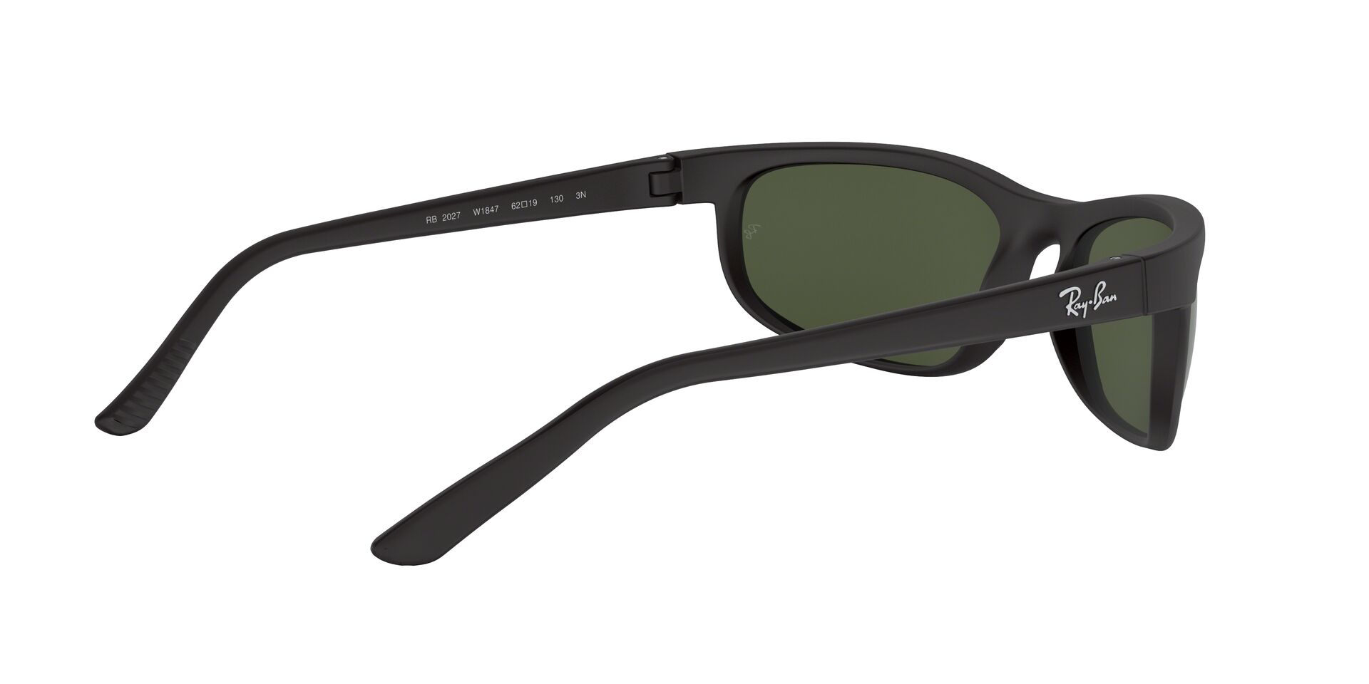 Ray-Ban napszemüveg - PREDATOR 2 - BLACK/ MATTE BLACK / CRYSTAL GREEN