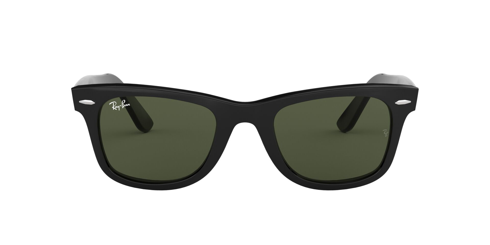 Ray-Ban napszemüveg - WAYFARER - BLACK / CRYSTAL GREEN