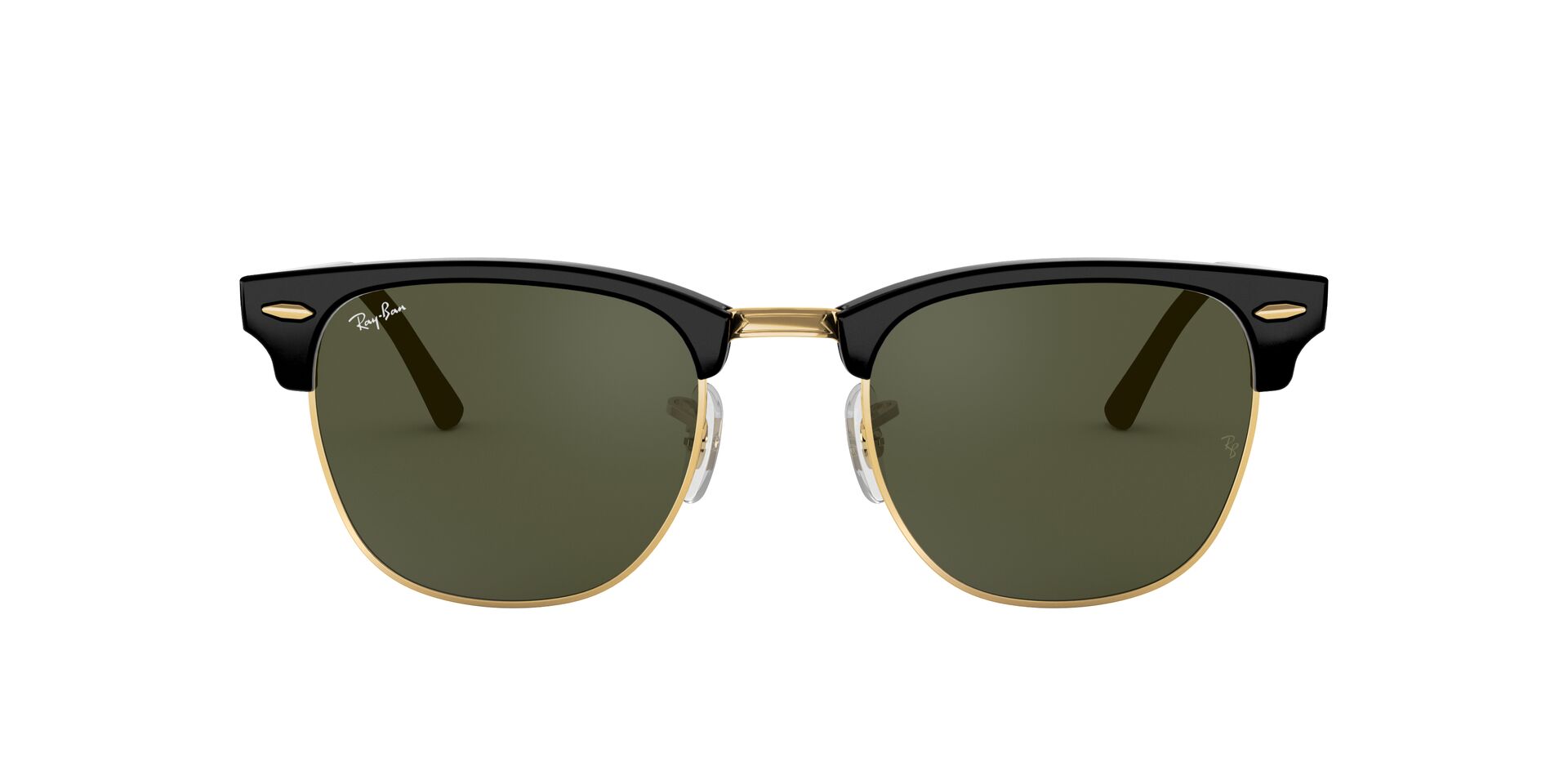 Ray-Ban napszemüveg - CLUBMASTER - EBONY/ ARISTA / GREEN