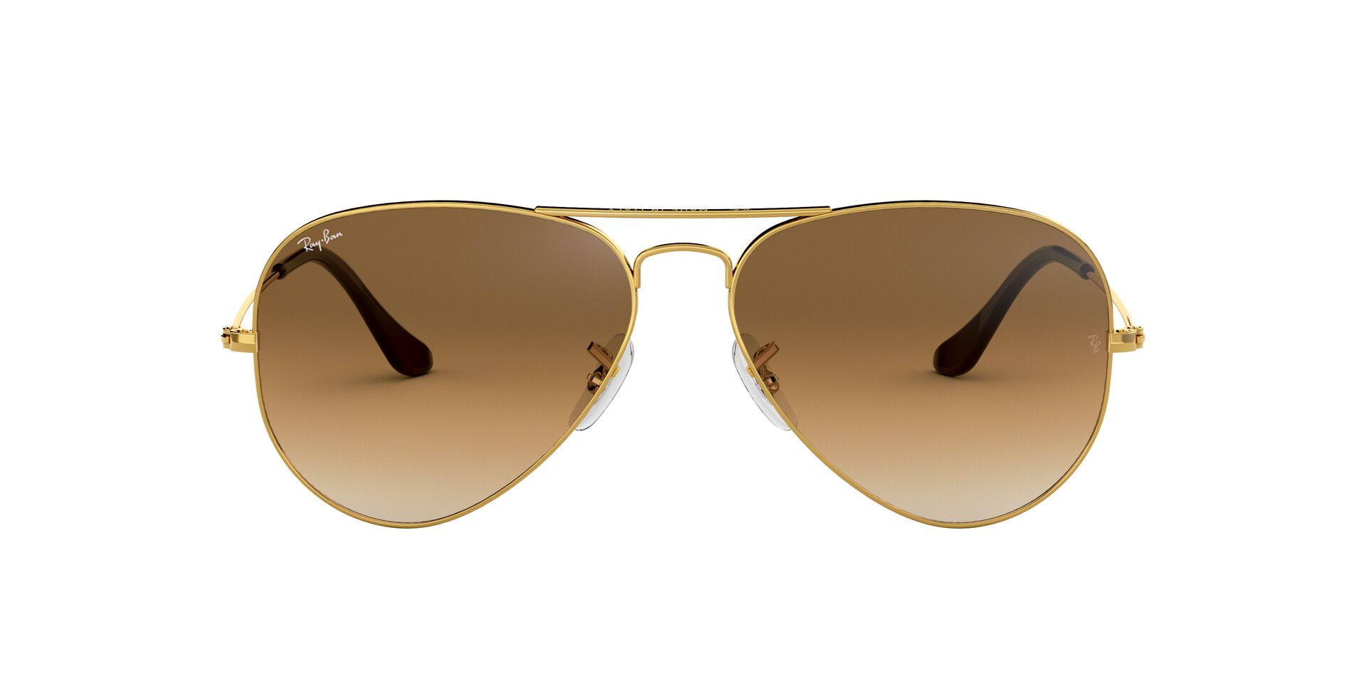 Ray-Ban napszemüveg - AVIATOR LARGE METAL - GOLD / CRYSTAL BROWN GRADIENT