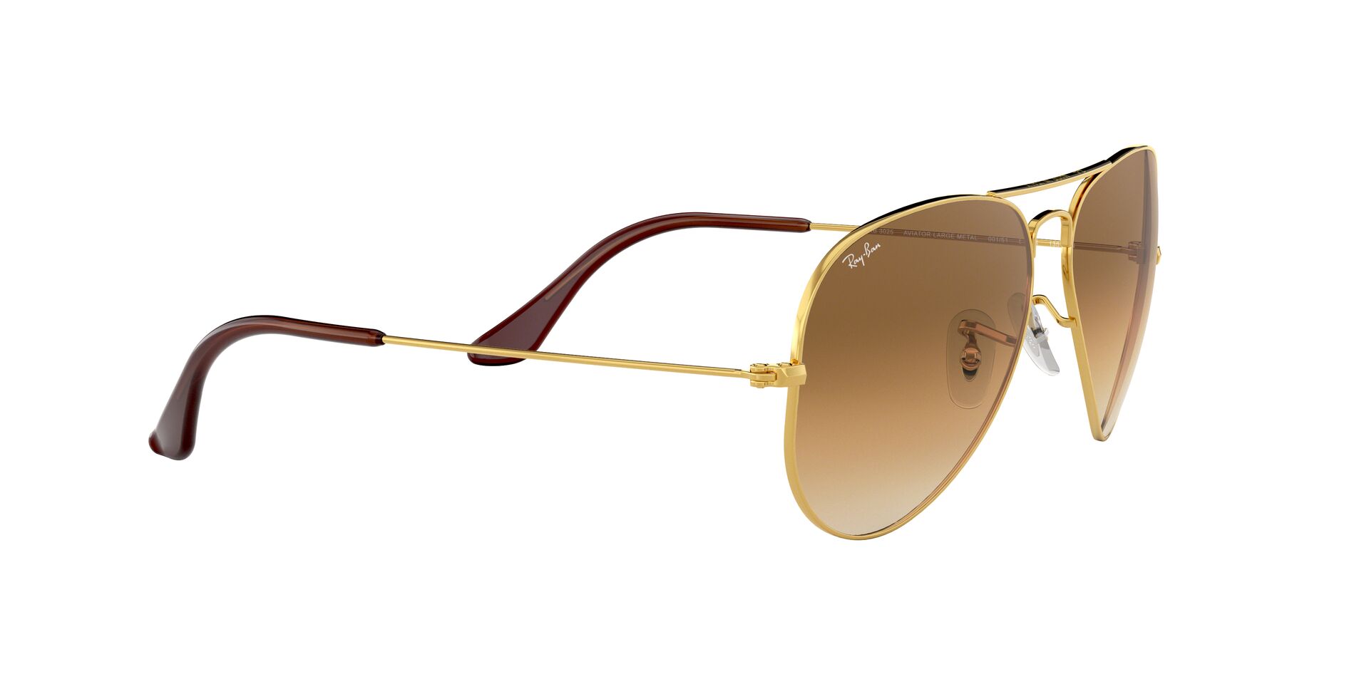 Ray-Ban napszemüveg - AVIATOR LARGE METAL - GOLD / CRYSTAL BROWN GRADIENT