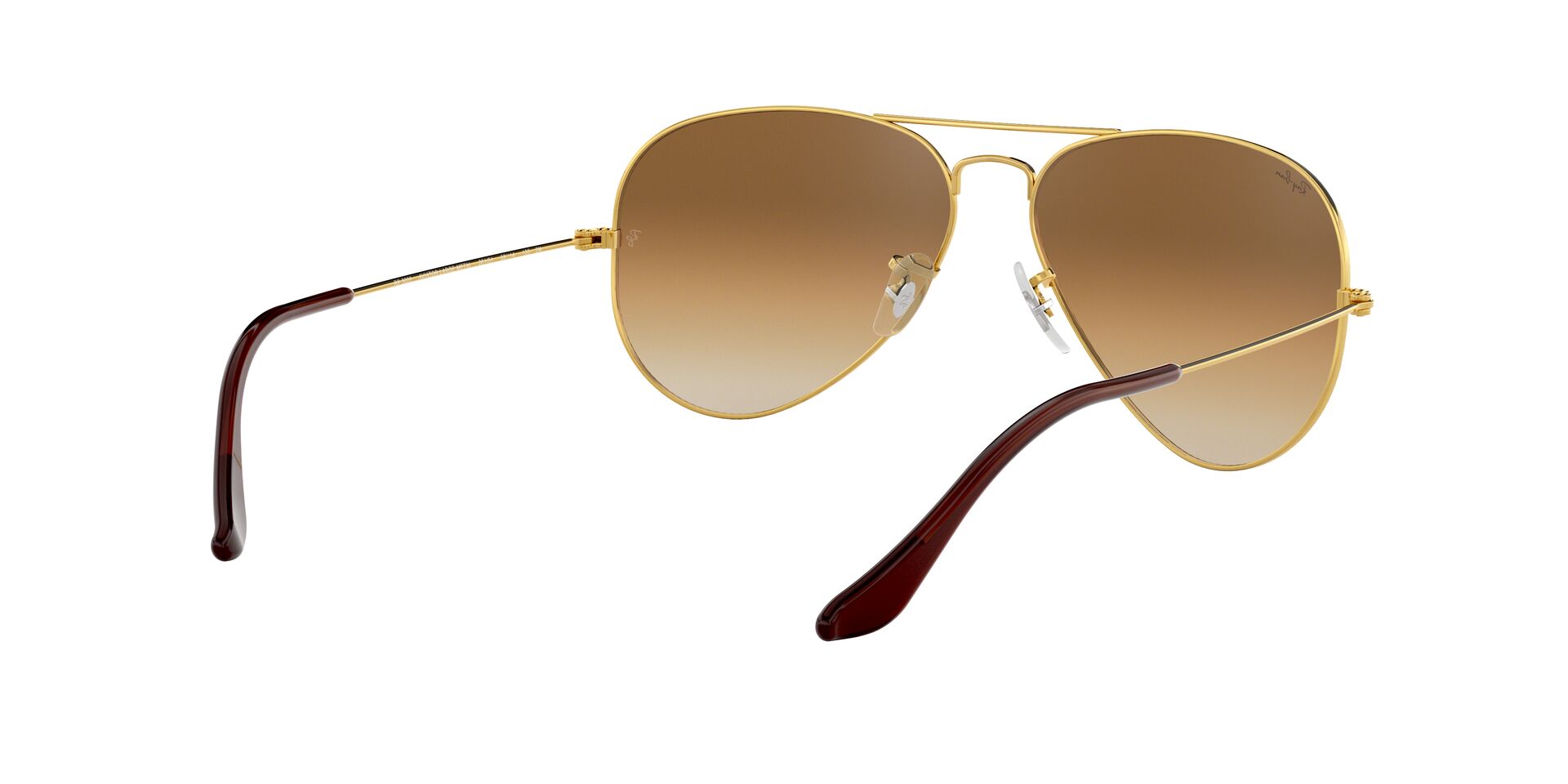 Ray-Ban napszemüveg - AVIATOR LARGE METAL - GOLD / CRYSTAL BROWN GRADIENT