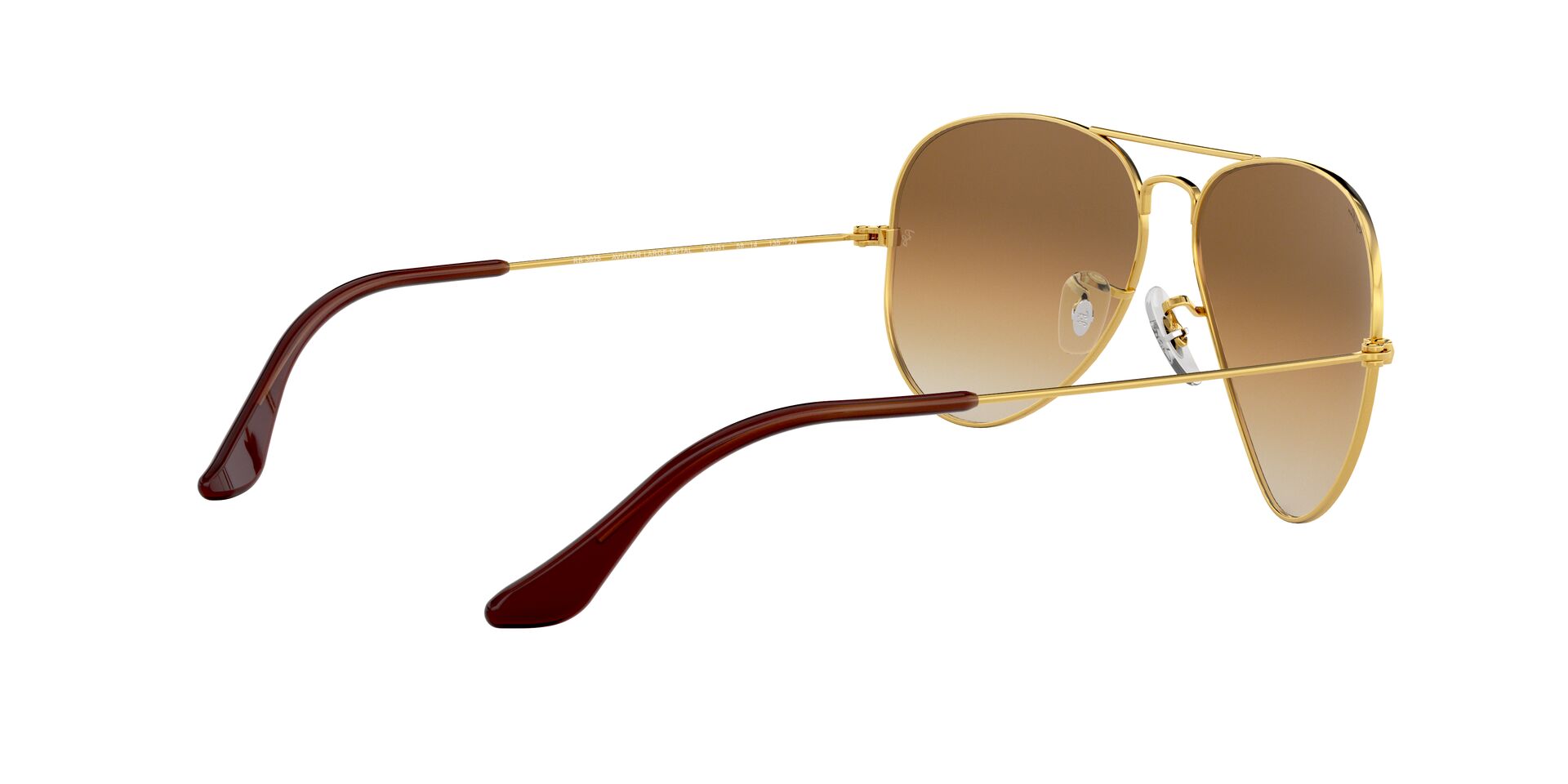 Ray-Ban napszemüveg - AVIATOR LARGE METAL - GOLD / CRYSTAL BROWN GRADIENT