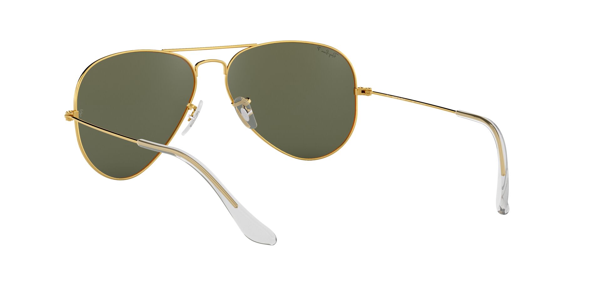 Ray-Ban napszemüveg - AVIATOR LARGE METAL - GOLD / CRYSTAL GREEN POLARIZED