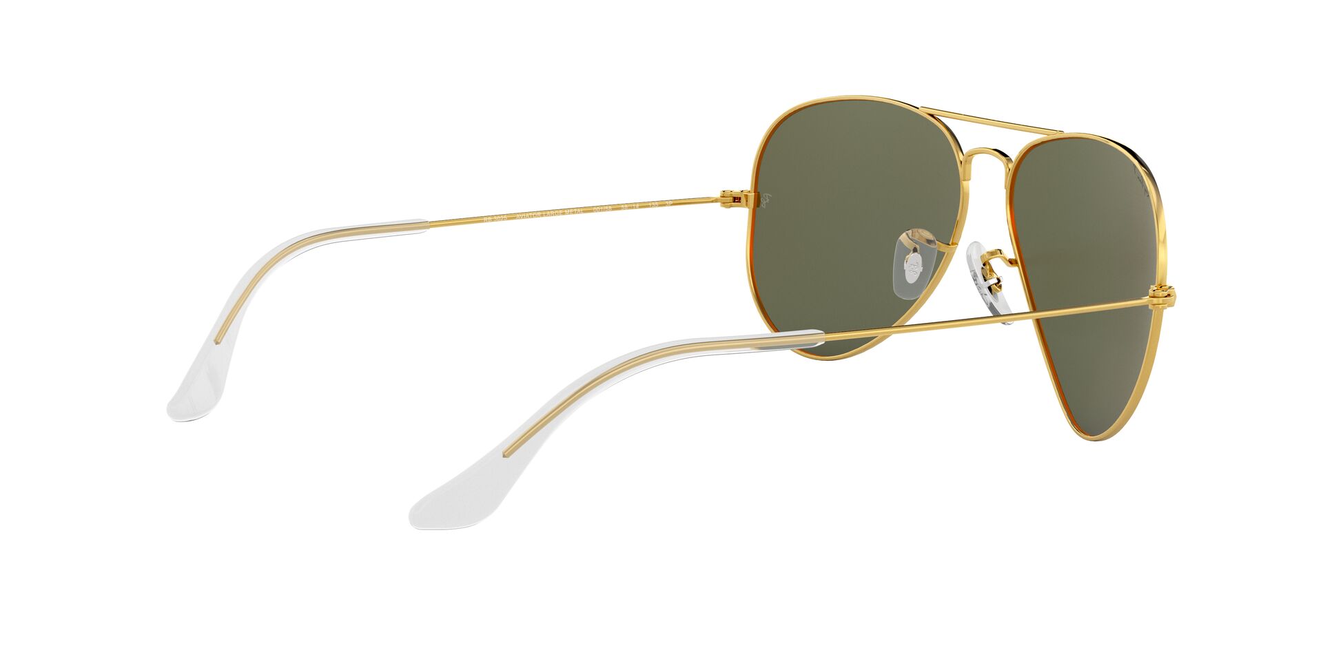Ray-Ban napszemüveg - AVIATOR LARGE METAL - GOLD / CRYSTAL GREEN POLARIZED