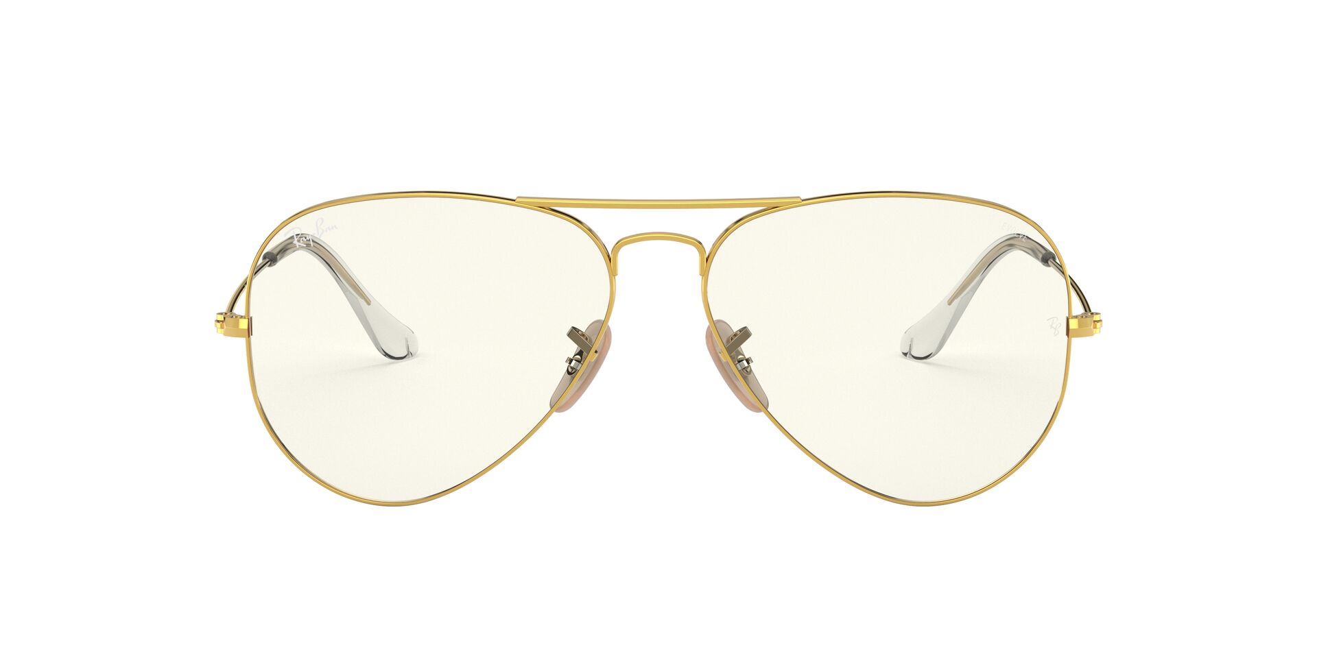 Ray-Ban napszemüveg - AVIATOR LARGE METAL - SHINY GOLD / PHOTO GREY