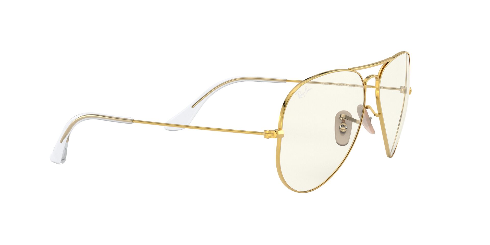 Ray-Ban napszemüveg - AVIATOR LARGE METAL - SHINY GOLD / PHOTO GREY