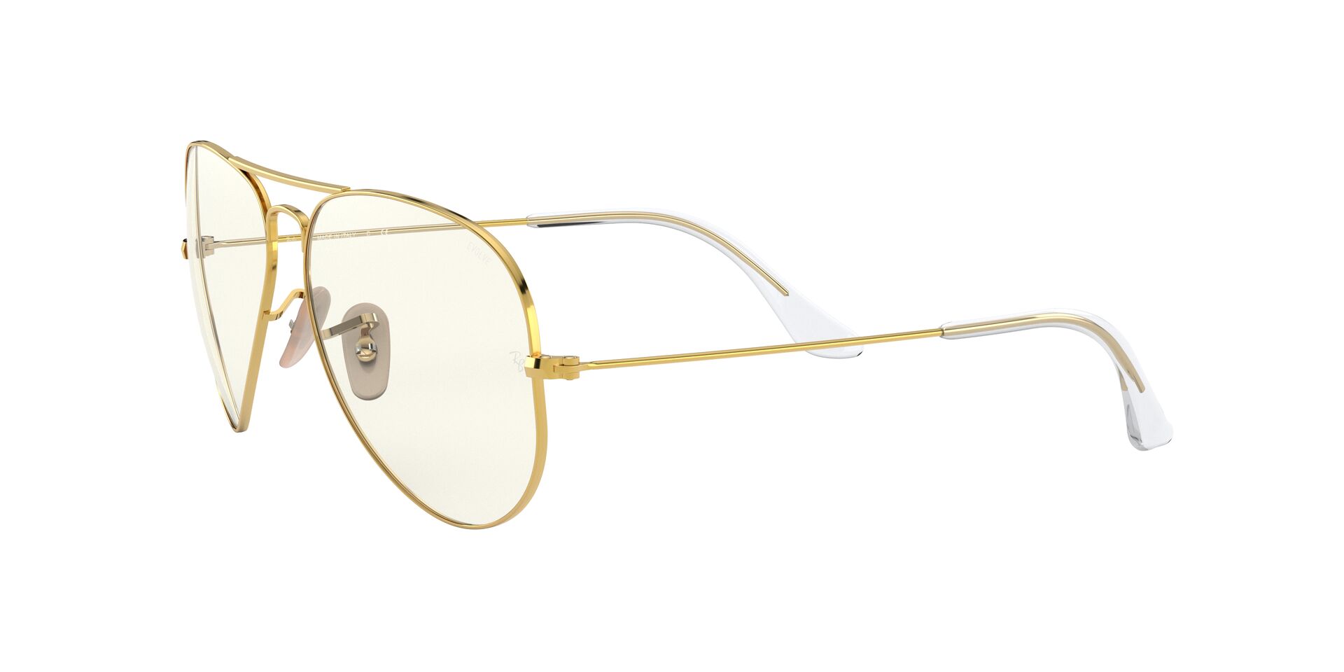 Ray-Ban napszemüveg - AVIATOR LARGE METAL - SHINY GOLD / PHOTO GREY