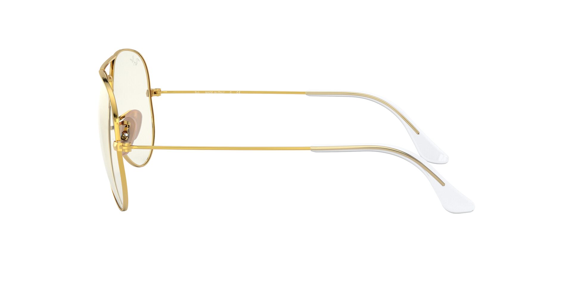 Ray-Ban napszemüveg - AVIATOR LARGE METAL - SHINY GOLD / PHOTO GREY
