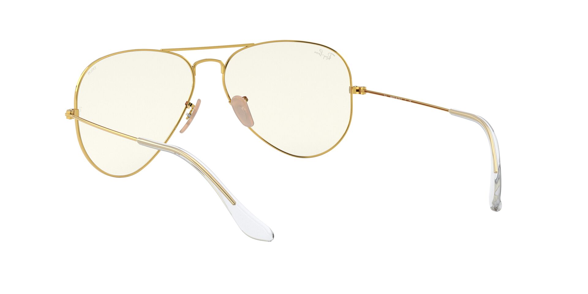 Ray-Ban napszemüveg - AVIATOR LARGE METAL - SHINY GOLD / PHOTO GREY
