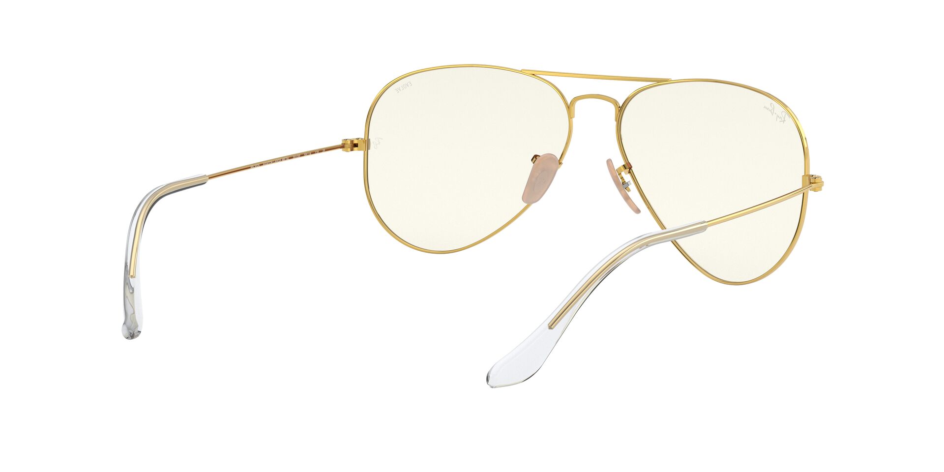 Ray-Ban napszemüveg - AVIATOR LARGE METAL - SHINY GOLD / PHOTO GREY