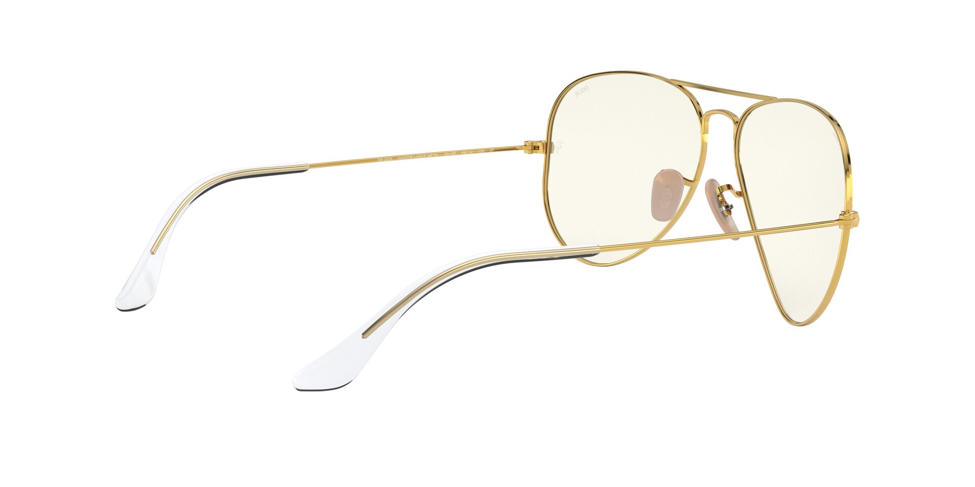 Ray-Ban napszemüveg - AVIATOR LARGE METAL - SHINY GOLD / PHOTO GREY