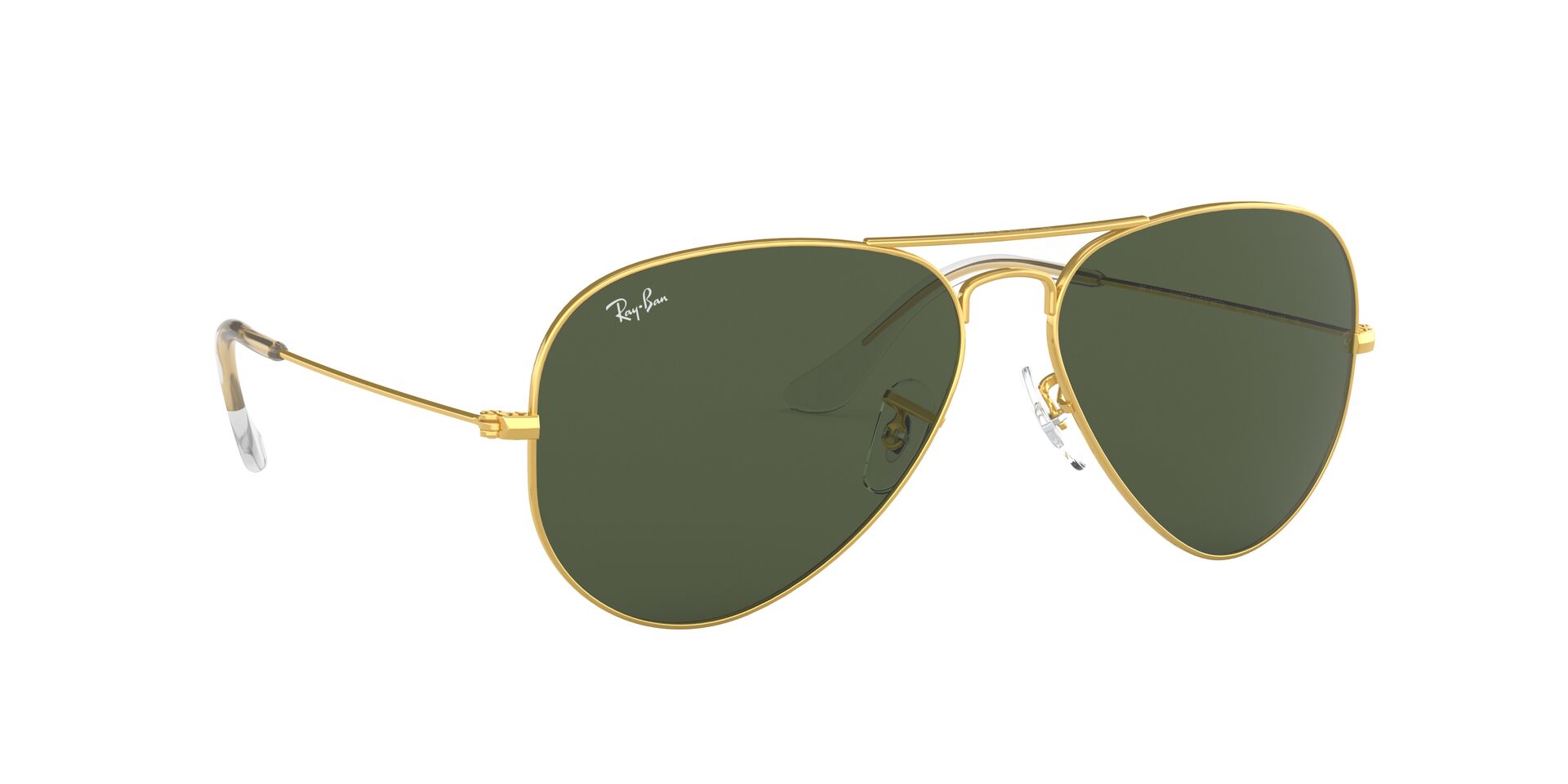 Ray-Ban napszemüveg - AVIATOR LARGE METAL - GOLD / GREEN G15